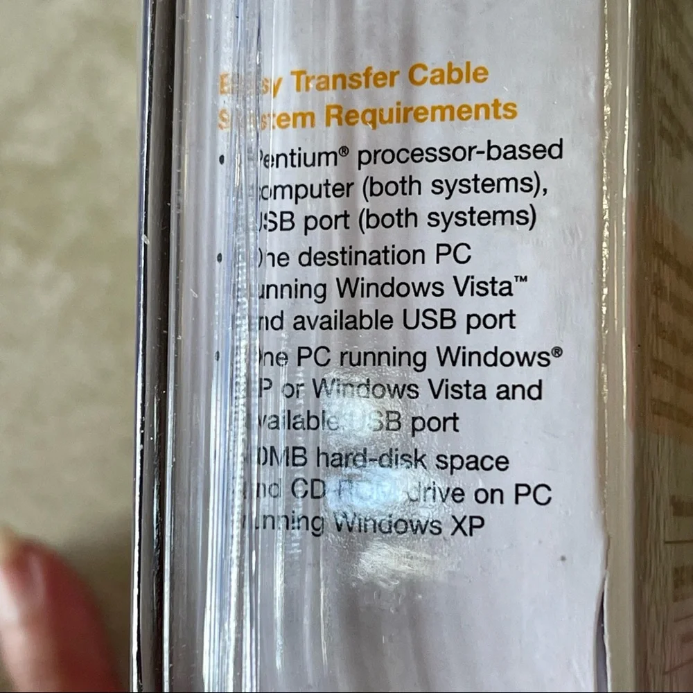 BELKIN EASY TRANSFER CABLE 4 WINDOWS VISTA USB 8FT FREE LAPLINK SOFTWARE